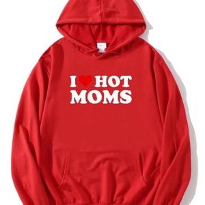 “I Love Hot Moms” H&M Hoodies (New)(All Sizes)